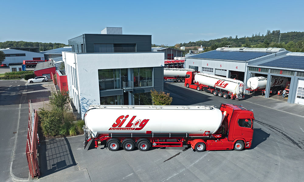 Unternehmen Firmengebäude SiLog Verwaltung Lkw